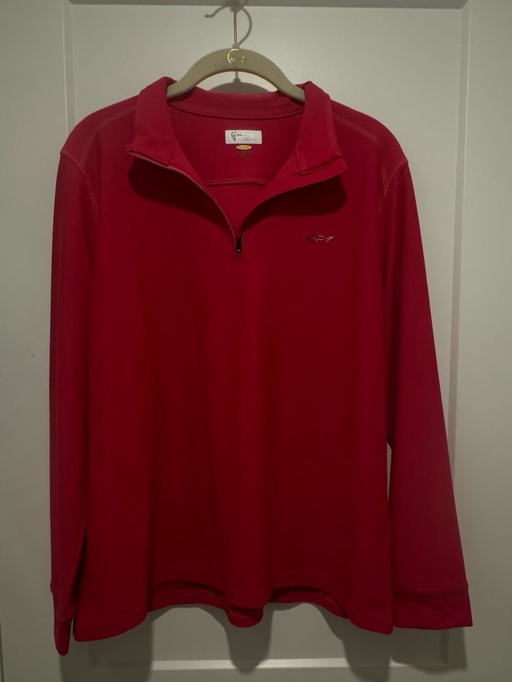 Greg Norman Fuschia Quarter Zip Ladies Pullover Dry